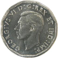 Canada 5 Cents 1947 ML, ICCS MS-65