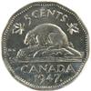 Image 2 : Canada 5 Cents 1947 ML, ICCS MS-65