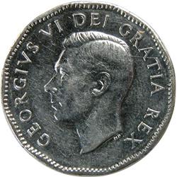 Canada 5 Cents 1951 High Relief, EF