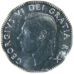 Canada 5 Cents 1951 Low Rel, ICG MS-65