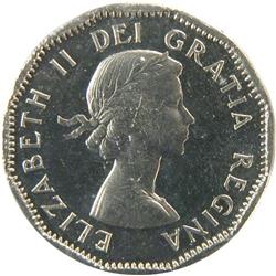 Canada 5 Cents 1955 ICCS PL-65 Hvy Cam