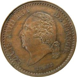 Colonies Françaises 1824 10C Essai Unc