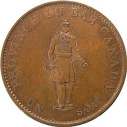 Breton 522, 1837 Half Penny Choice Unc