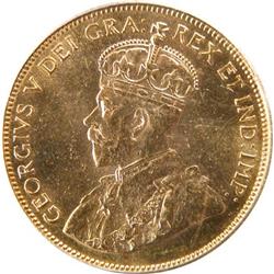 Canada Ten Dollars Gold 1914 PCGS MS-62