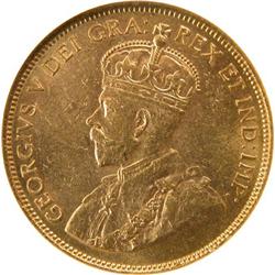 Canada Ten Dollars Gold 1914 NGC MS-61