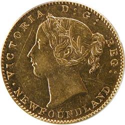 Newfoundland 2 Dollars 1872 PCGS AU-55