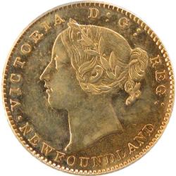 Newfoundland 2 Dollars 1880 PCGS AU-58