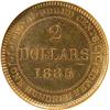 Image 2 : Newfoundland 2 Dollars 1885 NGC MS-61