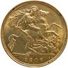 Image 2 : Great Britain Half Sovereign 1905 AU+