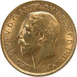 Great Britain Half Sovereign 1913 AU+