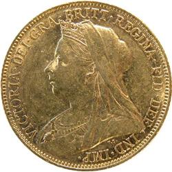 Great Britain Sovereign 1900 EF