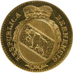 Switzerland 1796 Duplone. NGC MS-63
