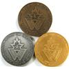 Image 2 : ONA Medals, 1973 Set of three, all Unc