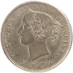 Canada Ten Cents 1858 PCGS MS-62