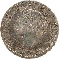 Canada Ten Cents 1870 Nar 0 ICCS VF-20