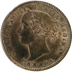 Canada Ten Cents 1880H Obv 1 PCGS AU-58