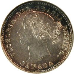 Canada Ten Cents 1880H Obv1 ANACS AU-55