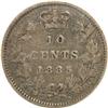 Image 2 : Canada Ten Cents 1885 Obv 5 ICCS VG-10