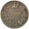 Image 2 : Canada Ten Cents 1893 FT 3 ICCS F-15
