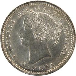 Canada Ten Cents 1896 Obv 6 ICCS MS-60