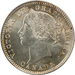 Canada Ten Cents 1900 PCGS MS-65