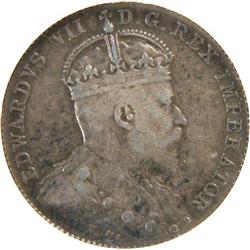 Canada Ten Cents 1907 & 1910 ICG VF, EF