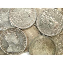 Canada Ten Cents 1908-15 12 pieces VG-F