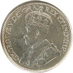 Canada Ten Cents 1914 PCGS AU-55