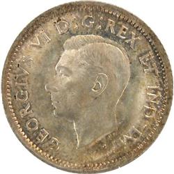 Canada Ten Cents 1937 ICCS MS-65