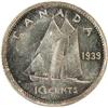 Image 2 : Canada Ten Cents 1939 ICCS MS-64