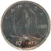 Image 2 : Canada Ten Cents 1951 ICCS MS-65
