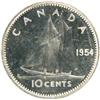 Image 2 : Canada Ten Cents 1954 ICCS PL-64 UHCam