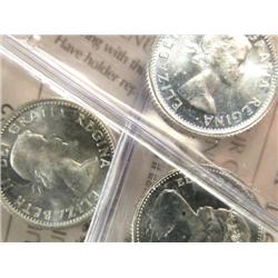 Canada 10 Cent 1955 56 59 67 ICCS MS-65