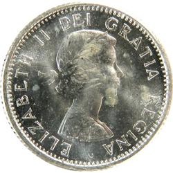 Canada Ten Cents 1958 & 1964 ICCS MS-65