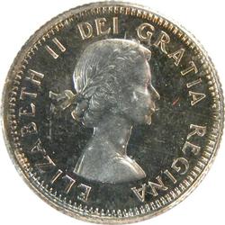 Canada Ten Cents 1960 ICCS PL-64 HvyCam