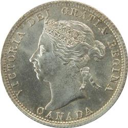 Canada 25 Cents 1899 ICCS MS-64
