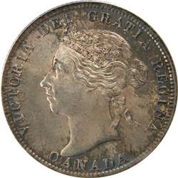 Canada 25 Cents 1900 ICCS & PCGS MS-64