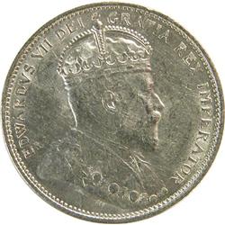 Canada 25 Cents 1902H, AU