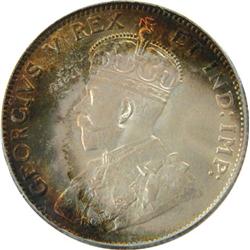 Canada 25 Cents 1911 PCGS MS-67 x MS-66