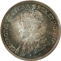 Canada 25 Cents 1913 ICCS MS-64