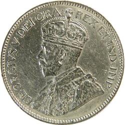 Canada 25 Cents 1915, VF-EF