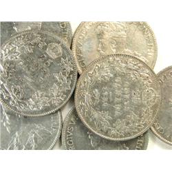 Canada 25 Cents 1919-36 7 pieces, F-VF