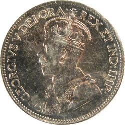 Canada 25 Cents 1929 ICCS AU-50