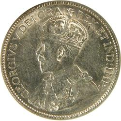 Canada 25 Cents 1935 ANACS AU-55