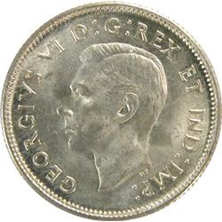 Canada 25 Cents 1937 ICCS MS-64