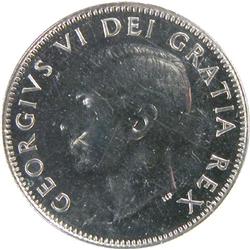 Canada 25 Cents 1952 Low Rel ICCS PL-64