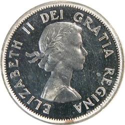 Canada 25 Cents 1953 SF ICCS PL-64 Hcam