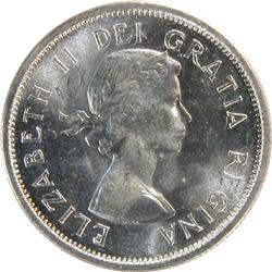 Canada 25 Cents 1956 ICCS MS-65