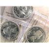 Canada 25 Cents 1956 57 59, ICCS MS-64