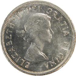 Canada 25 Cents 1957 ICCS MS-65